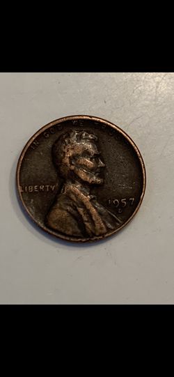 1957 D Lincoln one Penny