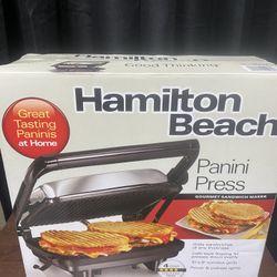 Hamilton Beach Panini Press 