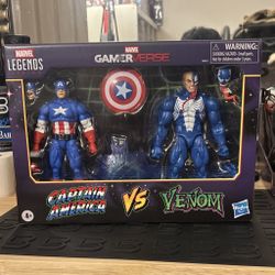 Marvel Legends Gamerverse Captain America Vs Venom Two-Pack