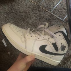 Size 11 White And Black Jordan 1s With Box