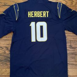 Chargers Herbert Jersey Navy #10 NFL 