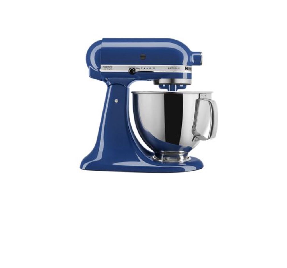 NEW IN BOX Kitchen aid Stand Mixer Blue Willow