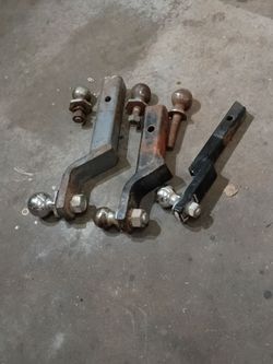 Trailer hitch tongue s and hitch balls