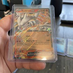 Double Rare Reshiram Ex White Flare Collection