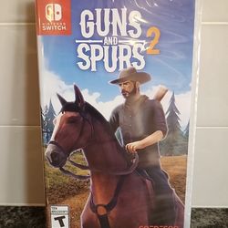 brand new sealed nintendo switch guns & spurs 2