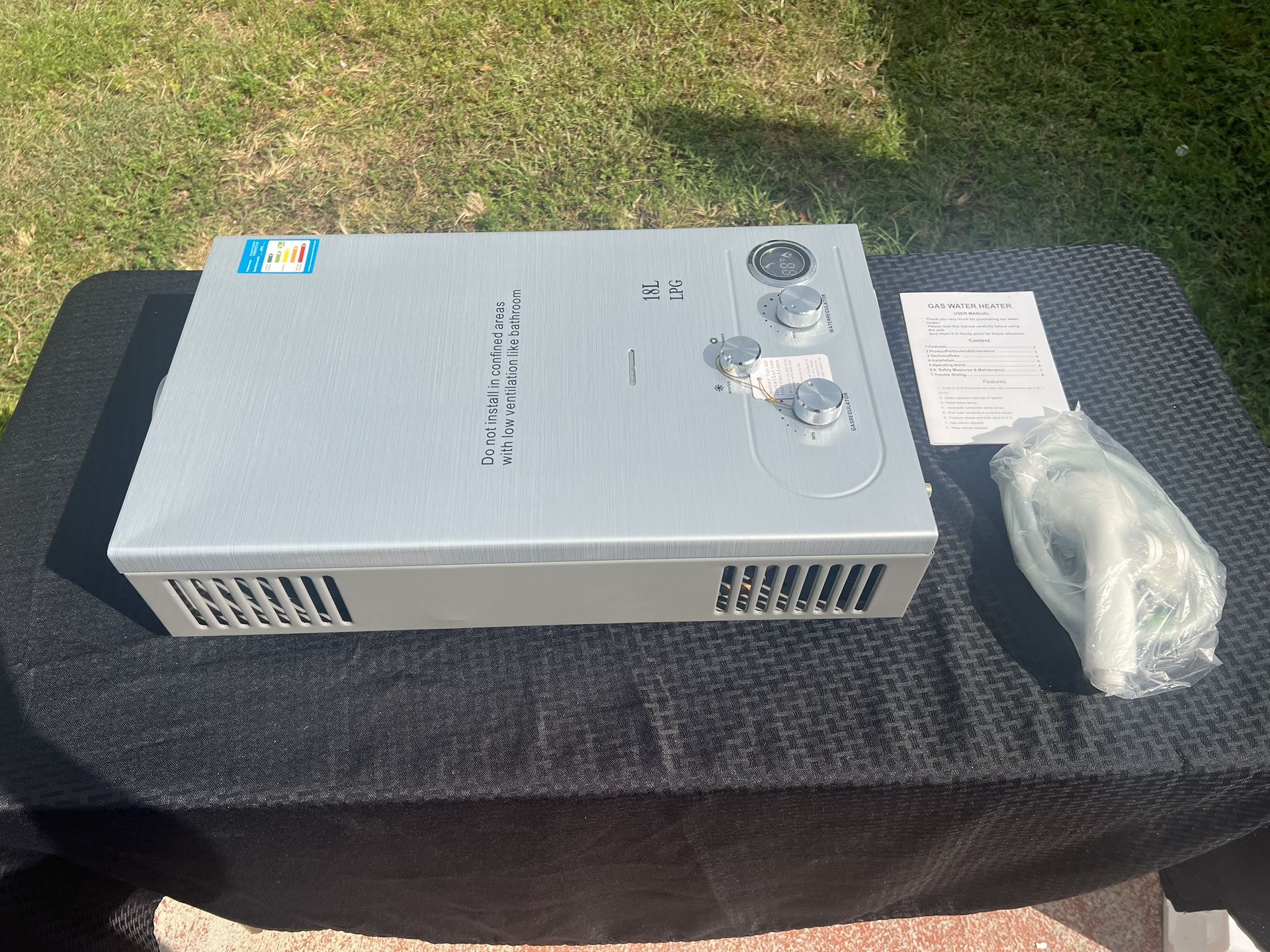 18L 36KW TANKLESS LPG PROPANE GAS HOT WATER HEATER ON-DEMAND INSTANT BOILER *NEW*