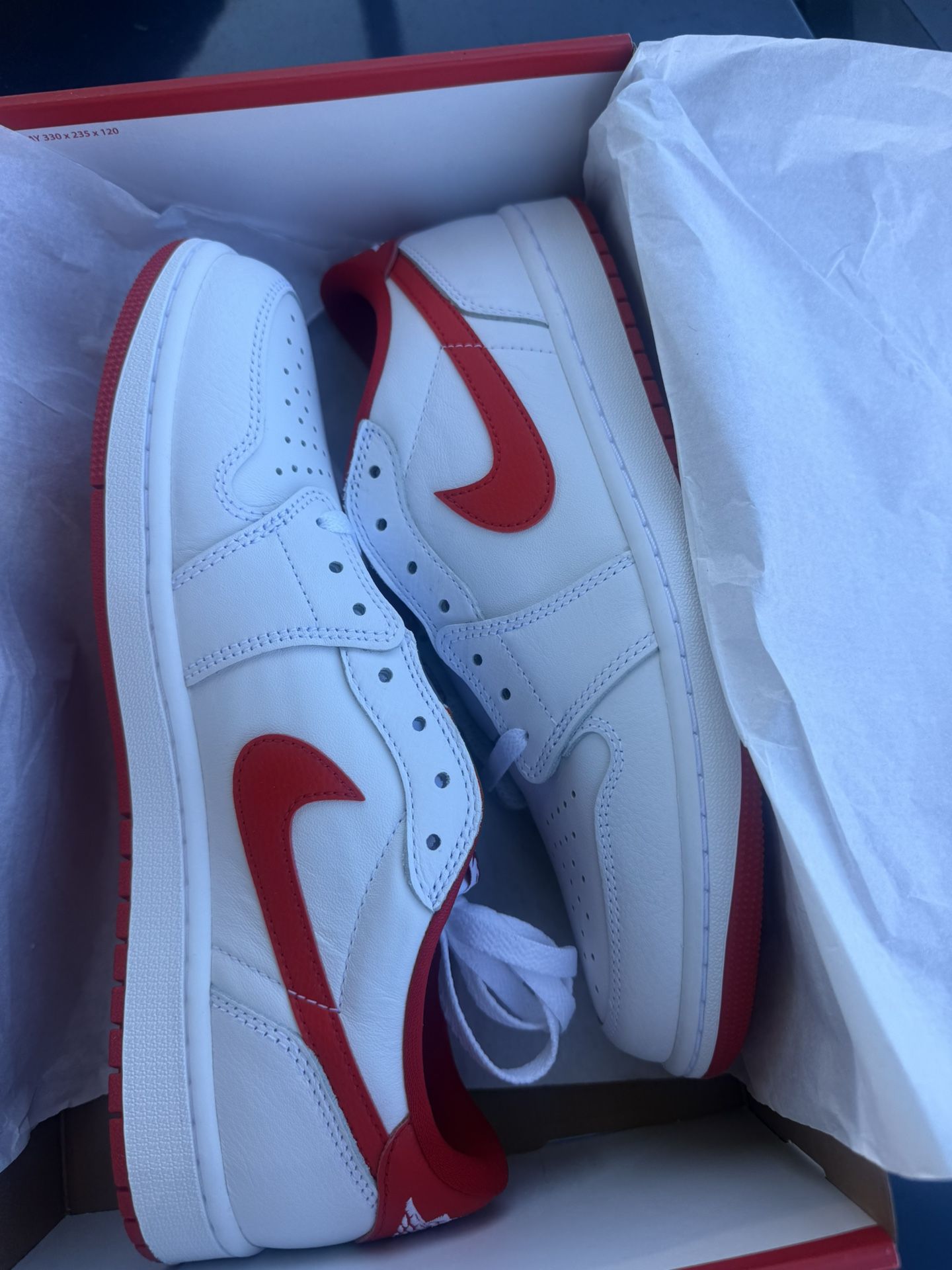 Jordan 1 Retro OG Men’s Sz 11 University Red N White