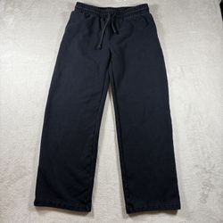 TNA Aritzia Black  Women’s M Athleisure CozyAF Fleece Sweatpants #2550