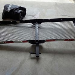60in x 20in 500lbs Capacity Explore Steel Hitch Mount Cargo Tray