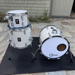 Sonor Aq2 White Marine Pearl Drum Set Kit 