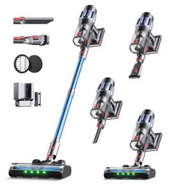 Cordless Stick Vacuum 55KPA 80 Min Runtime Self Standing