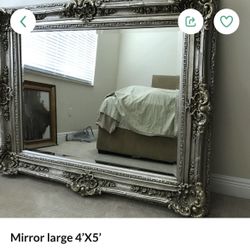 Antique Looking Large Floor Mirror 