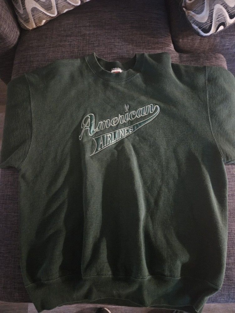 Vintage American Airlines Embroidered Sweatshirt