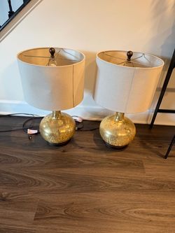 Two table lamps