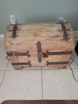 Antique cedar chest.