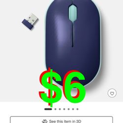Compact Wireless Mouse Spring Purple Bluetooth 5.1 NEW
