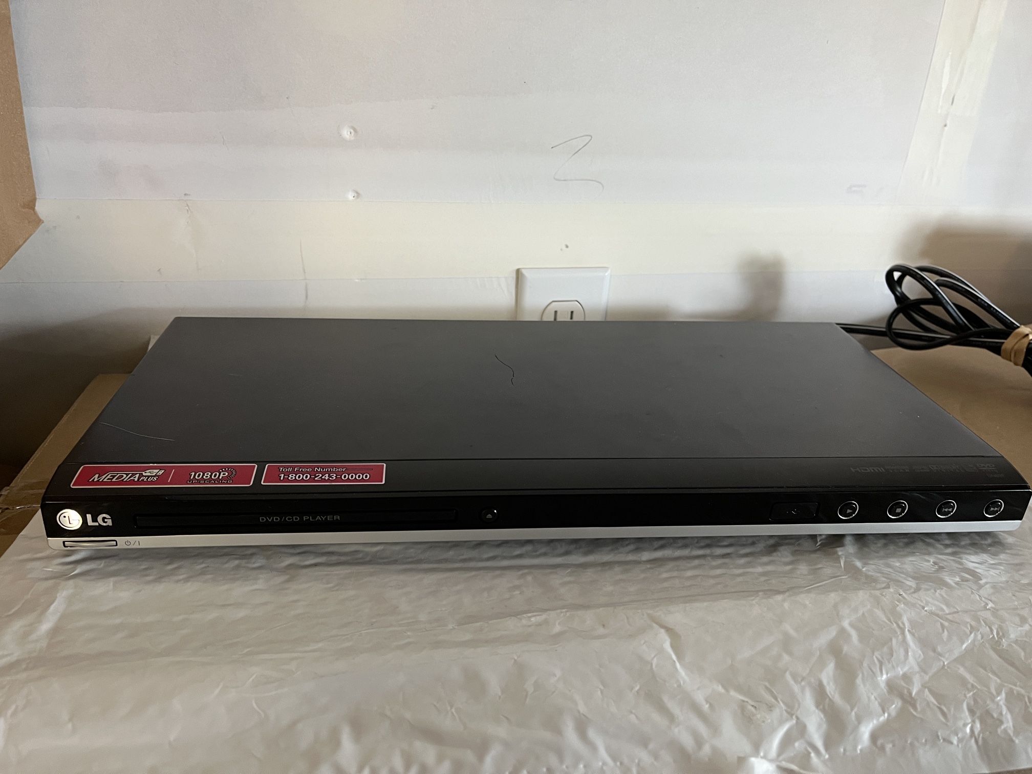 LG DVD/CD Player Progressive Scan Digital Sound Surround DN898 No Remote FreeDVD.