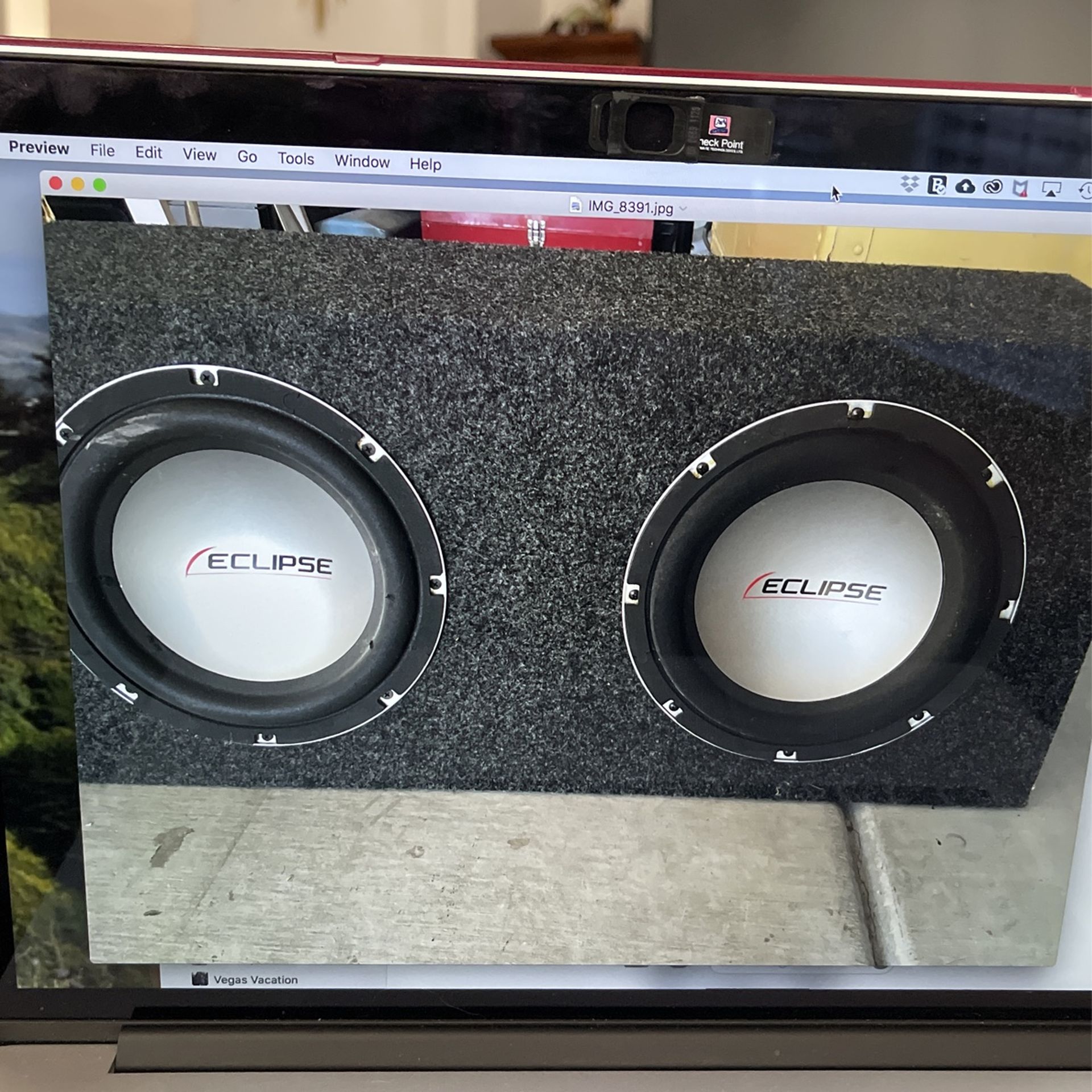 Eclipse SW4010 10” Dual 4 OHM Car Subwoofer