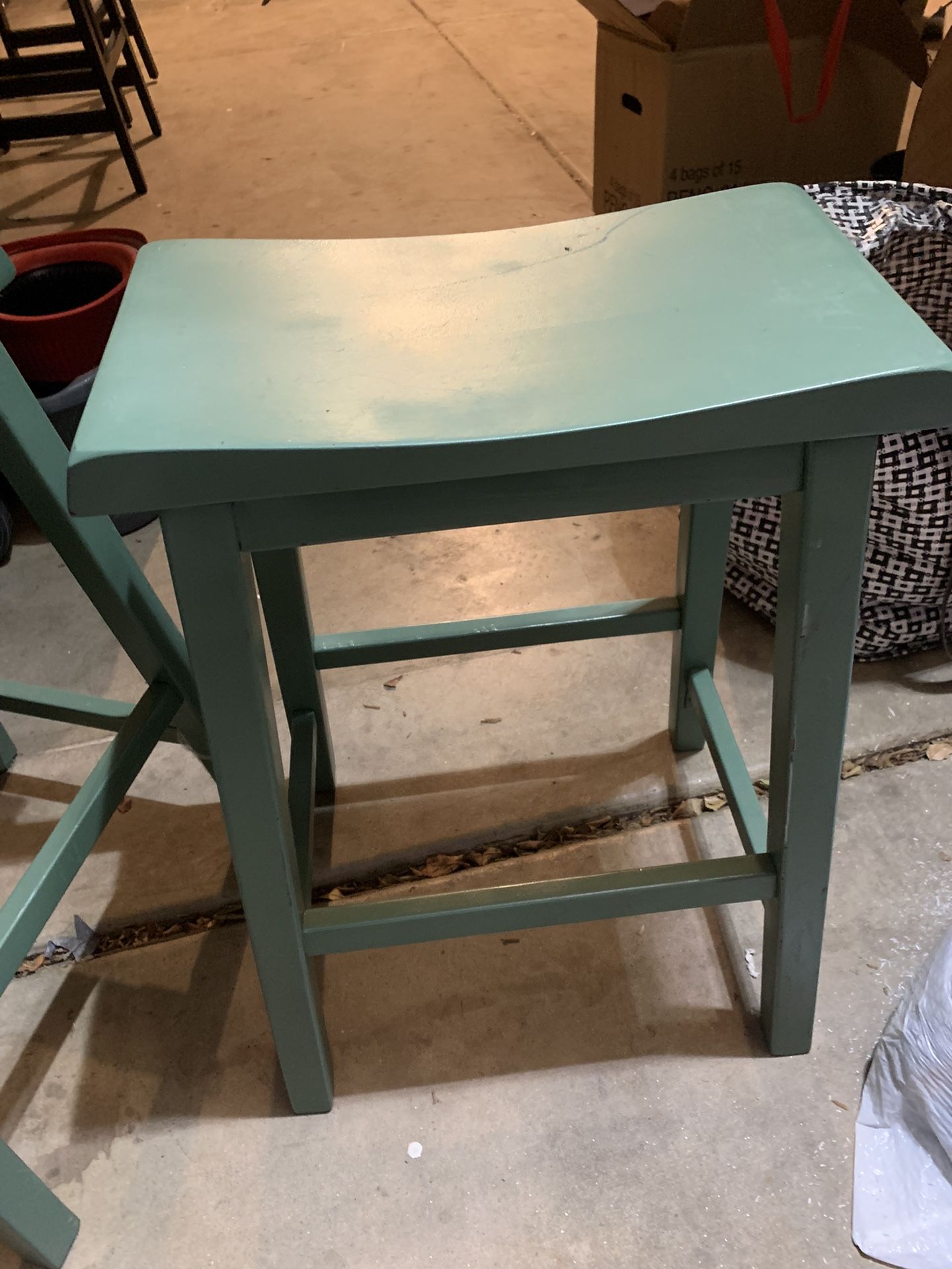 Set Of 2 Kitchen Stools 