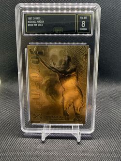 1997 Z-Force Michael Jordan 23K Gold Card