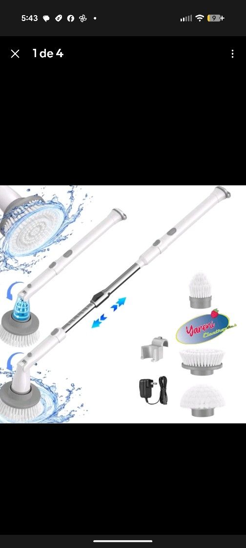 Homitt Electric Spin Scrubber