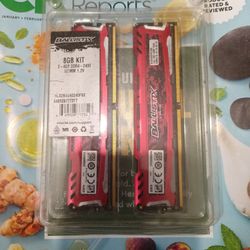 BallistiX 8GB KIT 2-4GB DDR4 2400 CRUCIAL