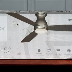 ⭕️ Ceiling Fan Fanimation Hugh 52" LED Indoor/Outdoor