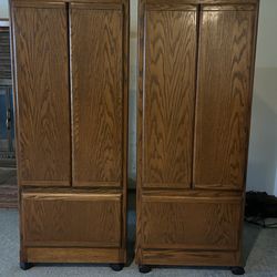 Oak Storage Cabinets