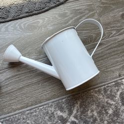 White Watering Can 