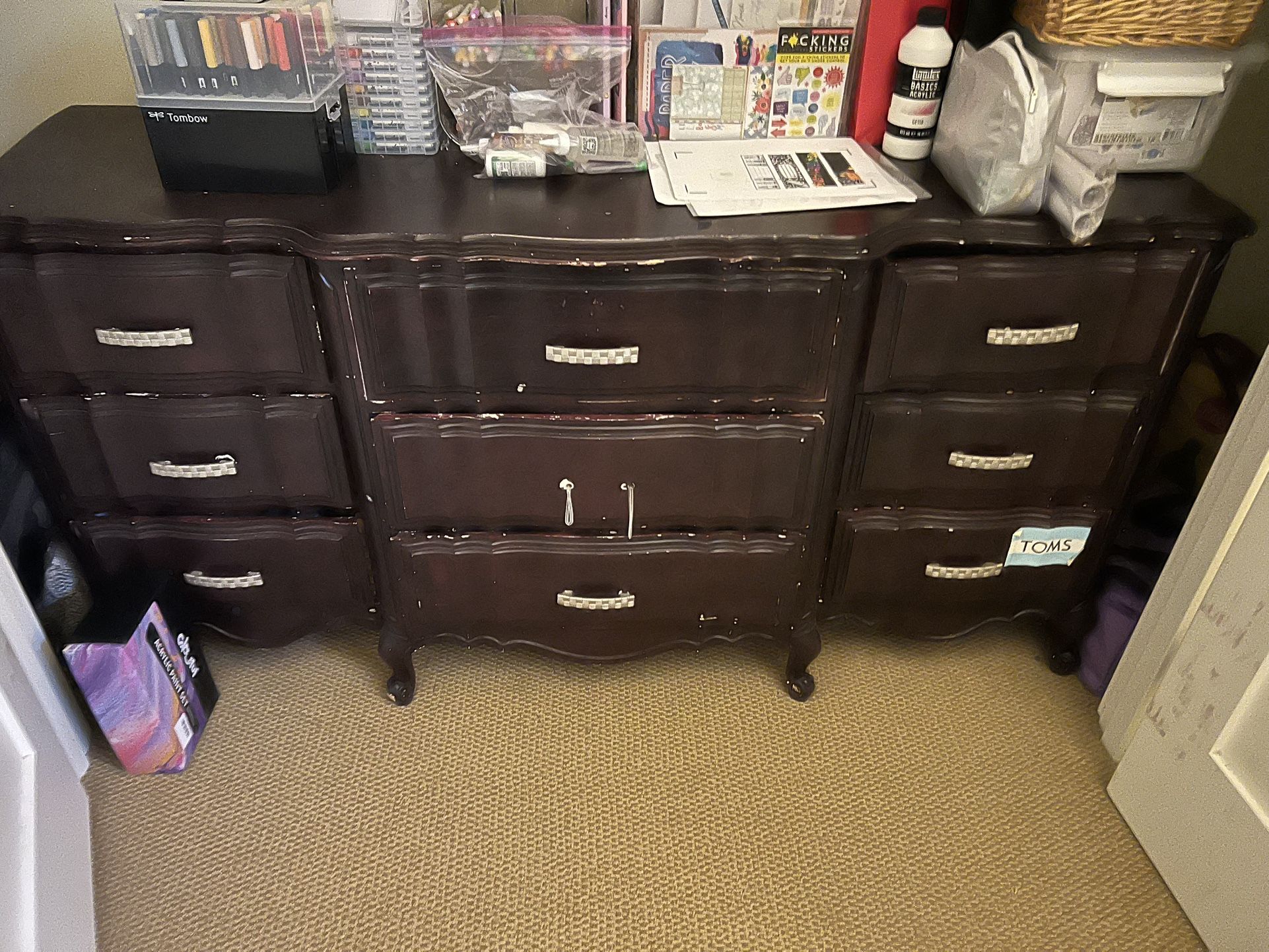 Two Large Wood dressers