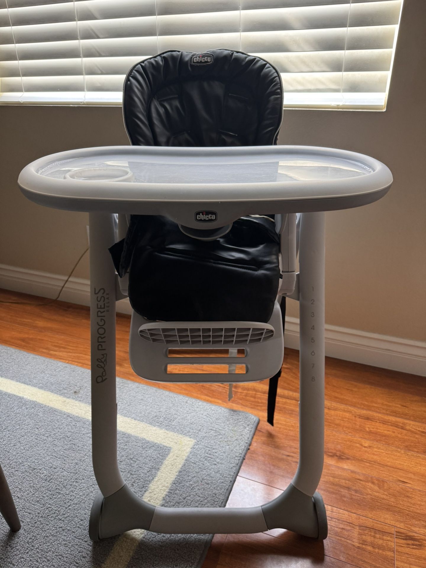Chicco Polly Progress 5-in-1 Space-Saving Multichair Highchair made in Italy
