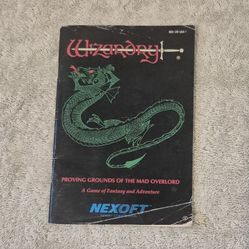 1990 WIZARDRY -NES MANUAL- NEXOFT PROVING GROUNDS FANTASY ADVENTURE