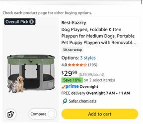 Dog Playpen new
