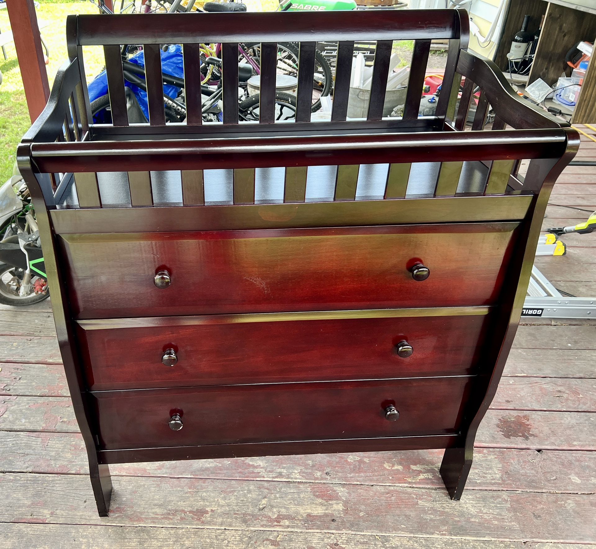 Changing Table With Drawers 