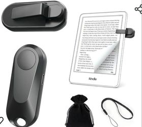 Page Turner for Kindle Paperwhite,Remote Control Page Turner for Kindle Oasis Kobo iPad,Kindle Accessories for Reading in Bed Camera Remote Shutter Cl