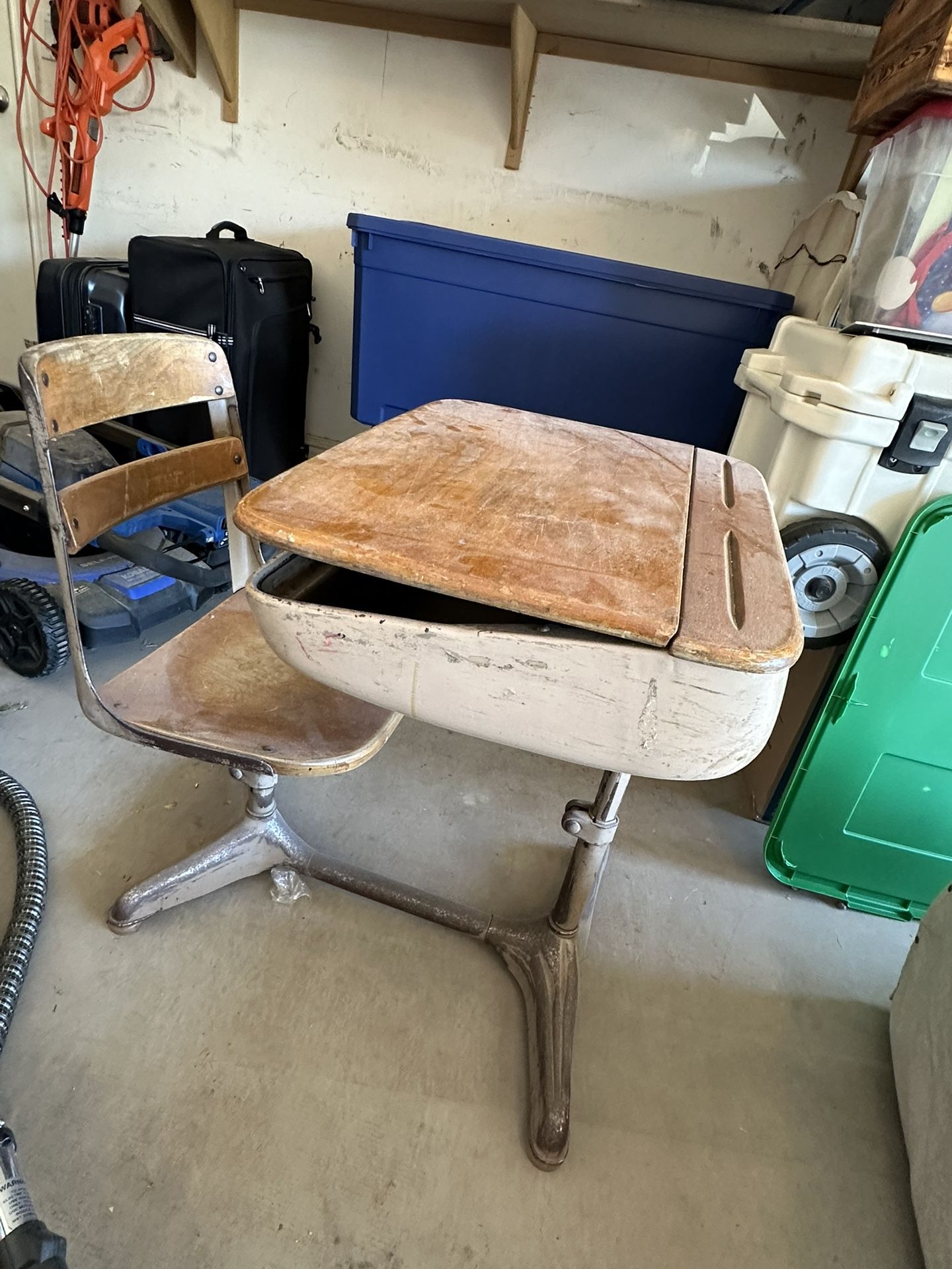 Antique School Desk