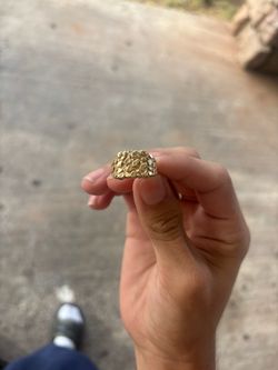 10k Nugget Ring