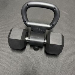 Gym Equipment - Dumbbell to Barbell converterff, Kettlebell Handle Converter, Back Belt, Stoppers