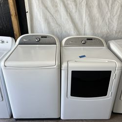 Whirlpool Washer&dryer Large Capacity Set   60 day warranty/ Located at:📍5415 Carmack Rd Tampa Fl 33610📍