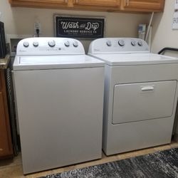 Whirlpool Electric Washer & Dryer