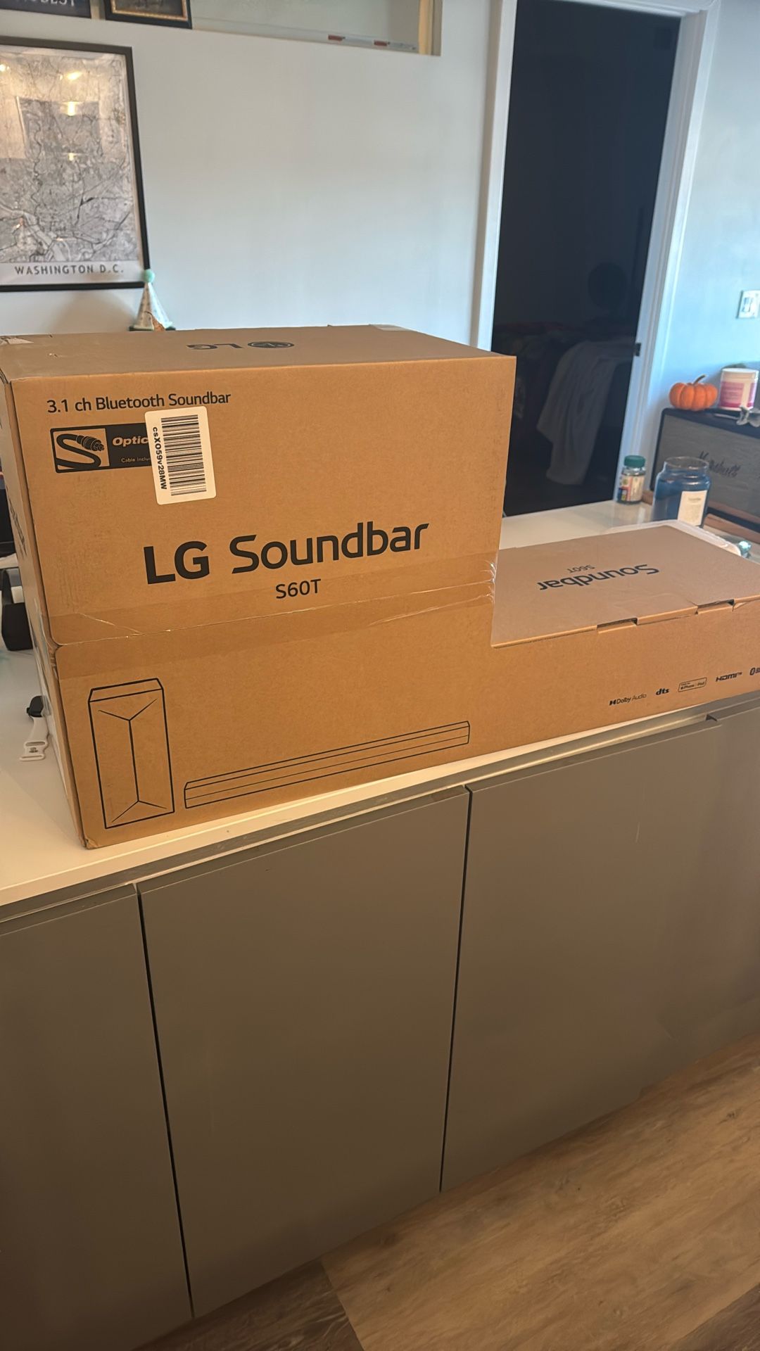 LG S60T Soundbar With Wireless Subwoofer