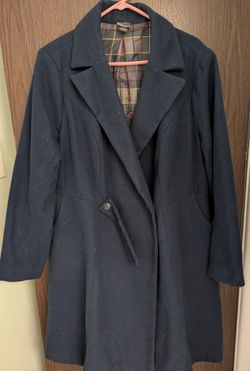 Women's Torrid Navy Blue Swing Coat