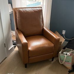 Vegan Leather Recliner 