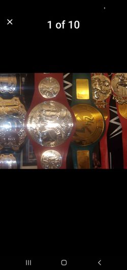 WRESTLEMANIA WWE RAW SMACKDOWN NXT AEW ECW WCW UFC BELTS!