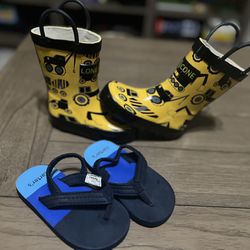 New!Lone Cone Rain Boot Sz 4 + Sandals