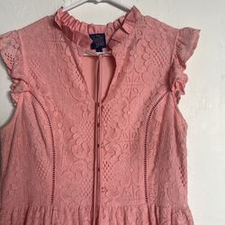 Short sleeve lace dress, large