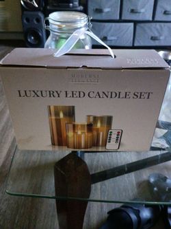 Luxury LED candle set