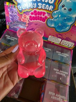 Jumbo gummy bear squishy
