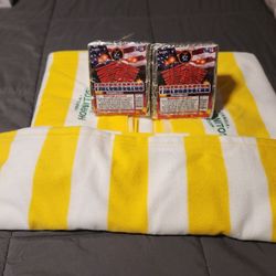 Yellow Microfiber Towels. 