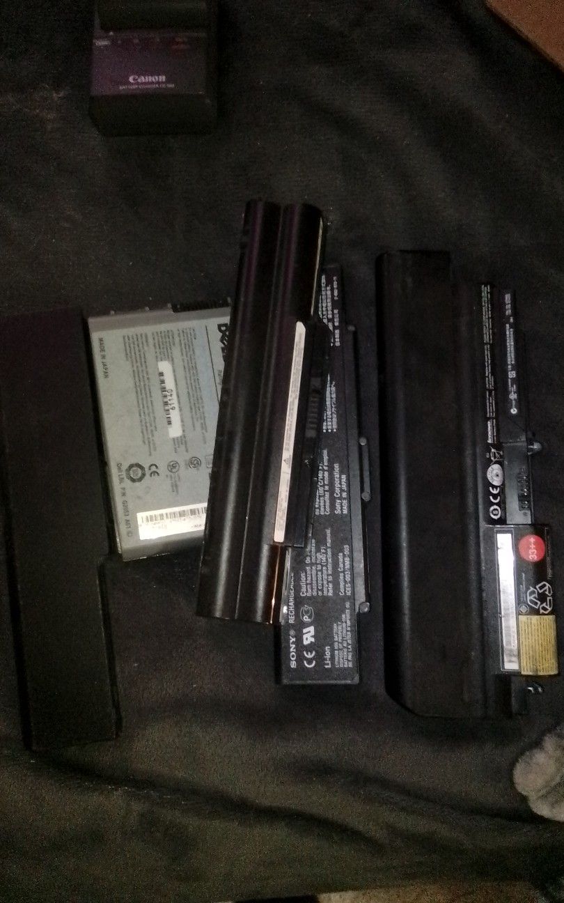 Various Laptop Batteries